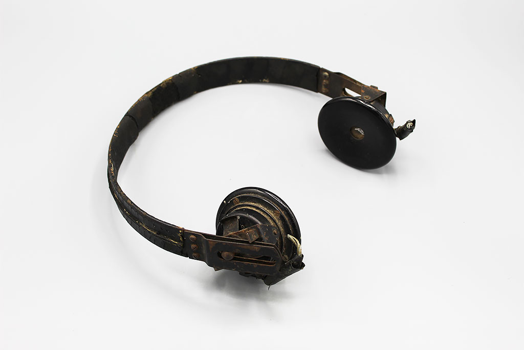 WW2 German Army Panzer Headphones . EFL4007cxmb - Time Traveler Militaria