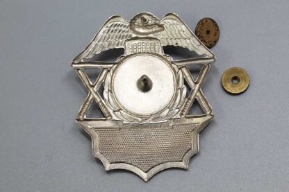 US Civil Defense Aux Police Cap Badge - PA . FLU1722 - Image 2