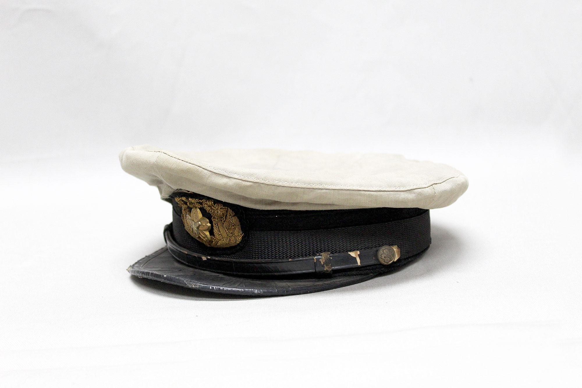 WW2 Japanese Officers Fire Brigade Visor Cap . NNJ195 - Time