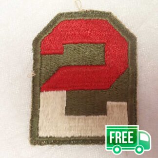 US WW2 2nd Army Patch . USP489
