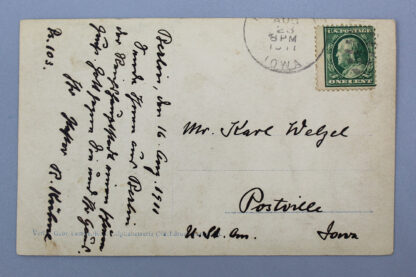 Imperial German SMS Preussen Postcard . GDi212 - Image 2