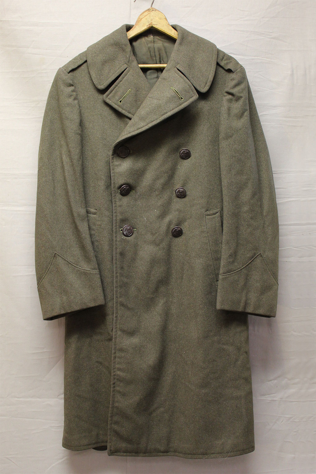 USMC WW2 Winter Wool Overcoat . UA776 - Time Traveler Militaria