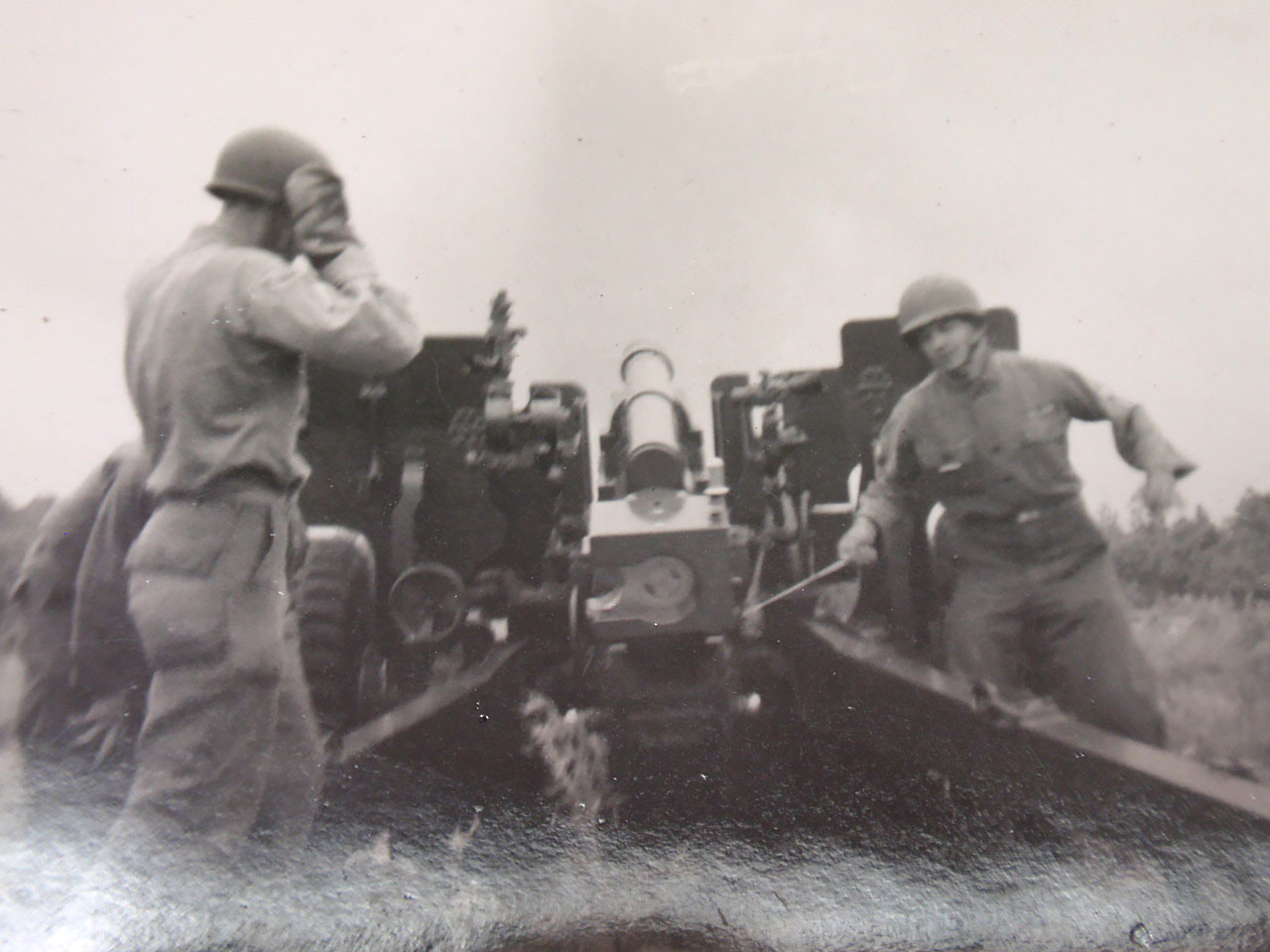 WW2 US Photo Field Artillery . FLU1027 - Time Traveler Militaria