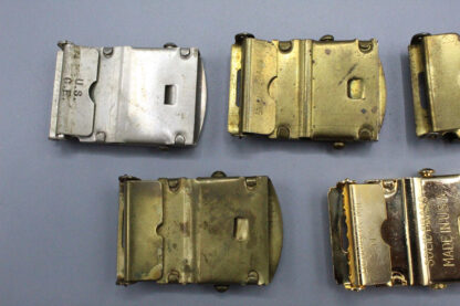 US Group of eight Army enlisted buckles . FLU2026 - Image 4