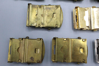 US Group of eight Army enlisted buckles . FLU2026 - Image 6