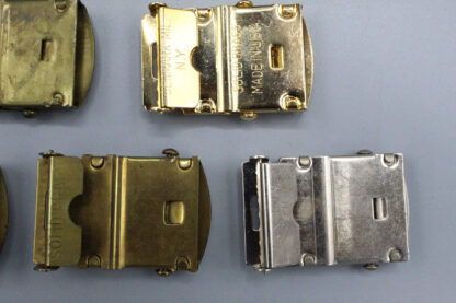 US Group of eight Army enlisted buckles . FLU2026 - Image 7