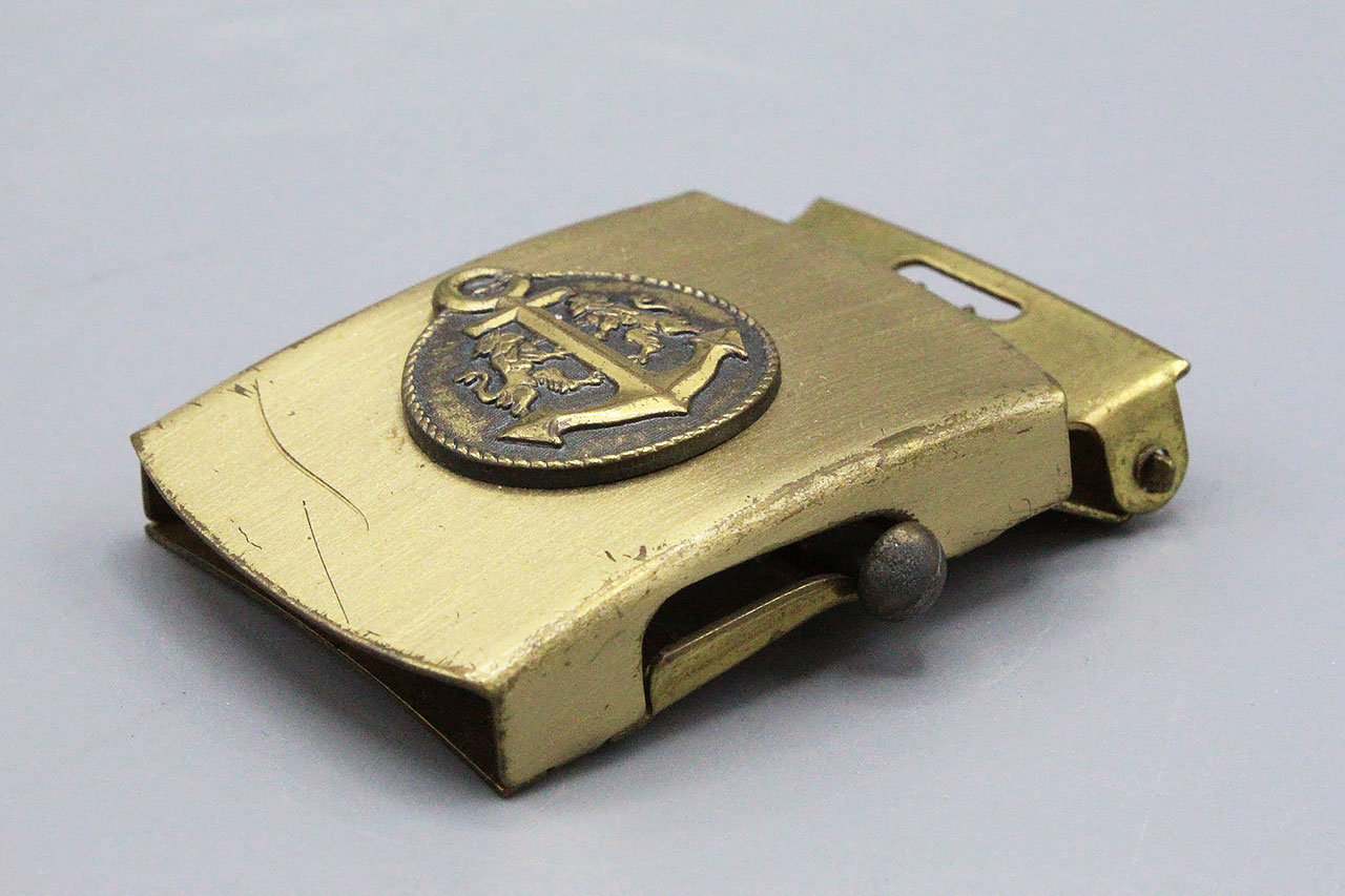 US Military Buckle Solid Brass . FLU939 Time Traveler Militaria