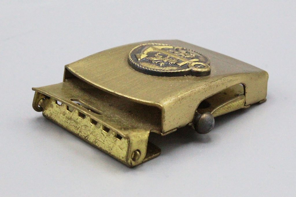 US Military Buckle Solid Brass . FLU939 Time Traveler Militaria