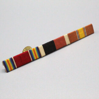 WW2 US 2 Place Navy Ribbon Bar . FLU648 - Time Traveler Militaria