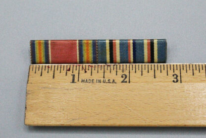 WW2 US 2 Place Ribbon Bar . YMU660 - Image 4