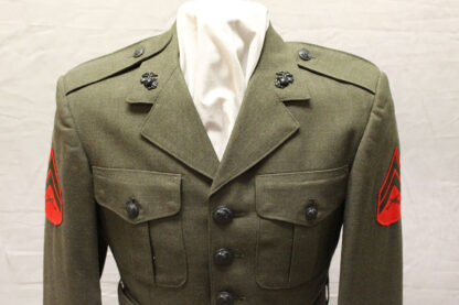 USMC Service Tunic (Alpha Green) 1970 35S . UA835 - Image 3