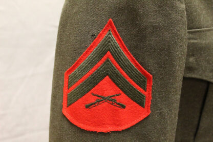 USMC Service Tunic (Alpha Green) 1970 35S . UA835 - Image 7