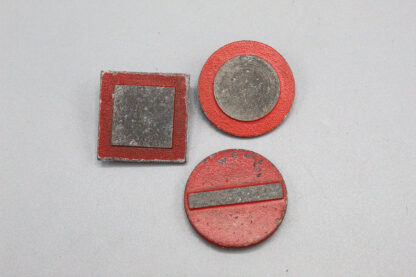 WW2 German Traffic Series Tinnies - Group of 3 . Pin1046