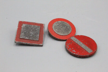 WW2 German Traffic Series Tinnies - Group of 3 . Pin1046 - Image 2