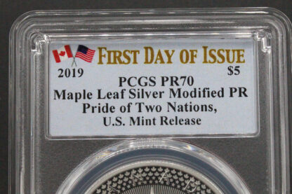 Canada 2019 Maple Leaf Silver Modified PR PCGS PR70 . GAS112 - Image 5