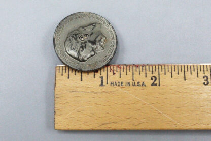 WW2 German Gauleiter Hans Schemm 1935 Tinnie . PIN1065 - Image 5