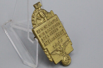WW2 German 1933 NSBO Tinnie . PIN1084 - Image 2