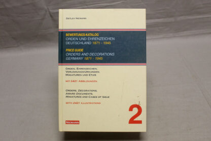 Ref book Detlev Niemann price guide Germany 1871-1945 . GD811