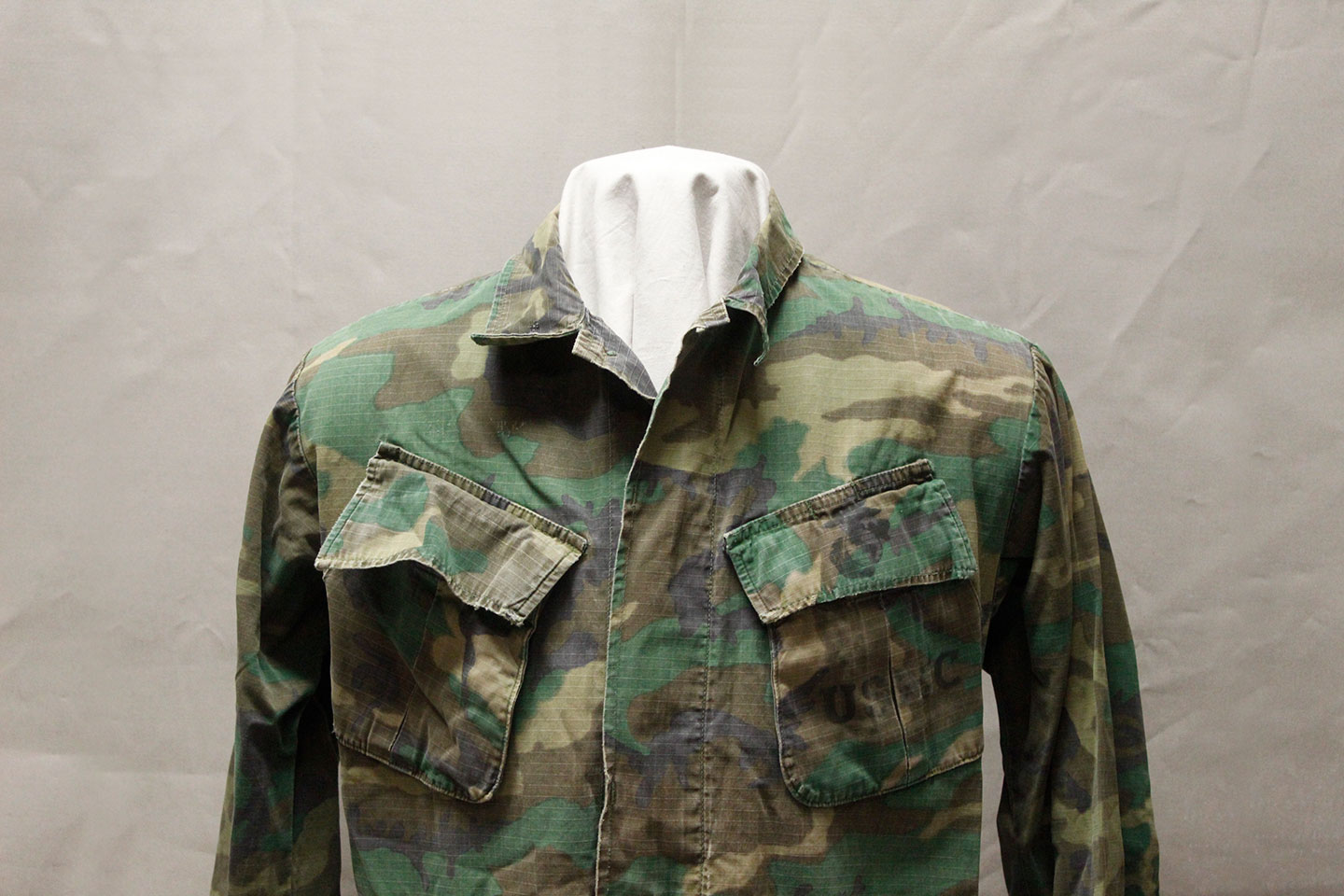 USMC ERDL Camo Tropical Jacket - Sm-Long 69 . UA924 - Time