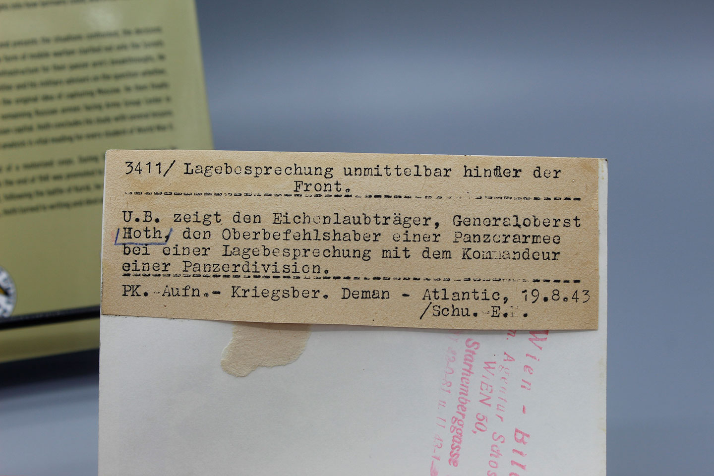 Panzer Operations book w/WW2 Hoth pic in car . GD851 - Image 6