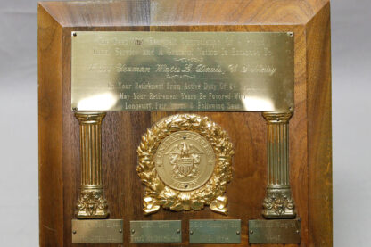 US Navy Retirement Plaque - 1941-1967 . FLU3233 - Image 2