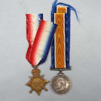 WW1 British War Service and 1914-15 Star Pair . BM282