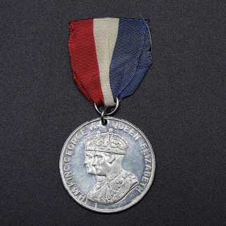 British 1937 GVI Coronation Medal . BM484