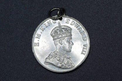 British King Edward VIII 1937 Coronation Medal . BM488