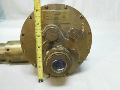 US Navy WW2 Ship Gun Telescope Mark 74 dated 1943 . FLU1605 - Image 13