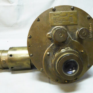 US Navy WW2 Ship Gun Telescope Mark 74 dated 1943 . FLU1605