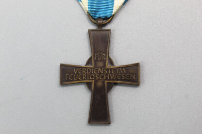 Bavarian 25 yr Fire Service Merit Cross - Post-ww2 . GO4978C - Image 5