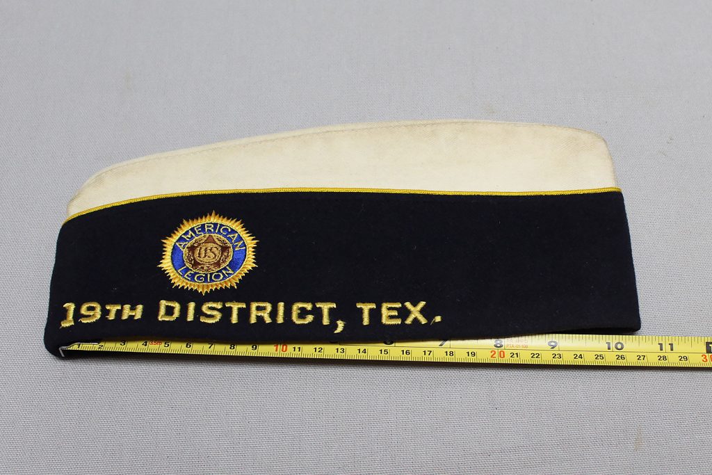 US American Legion Garrison Cap Texas . HU1052 Time Traveler Militaria