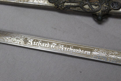 US Lodge Sword Knights of Pythias - Pettibone Mfg Co . SU67 - Image 6
