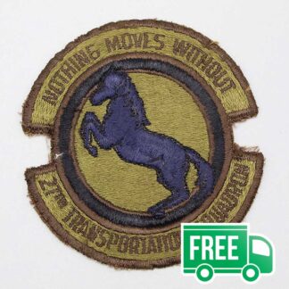 USAF 27th Transport Squadron Patch . USP1047
