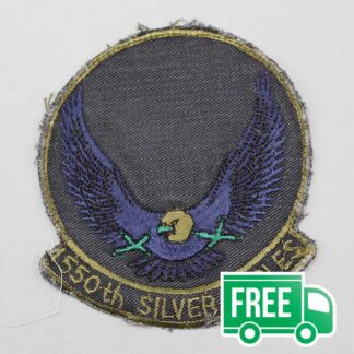 USAF 550th Silver Eagles Patch . USP1048