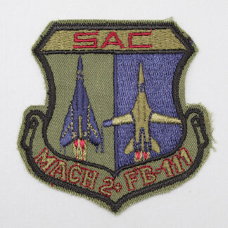 USAF SAC MACH 2+ FB-111 Patch . USP1052