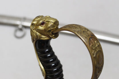 German Lion Head Cavalry Sword - Weimar/Pre-WW2 era . SG118 - Image 10