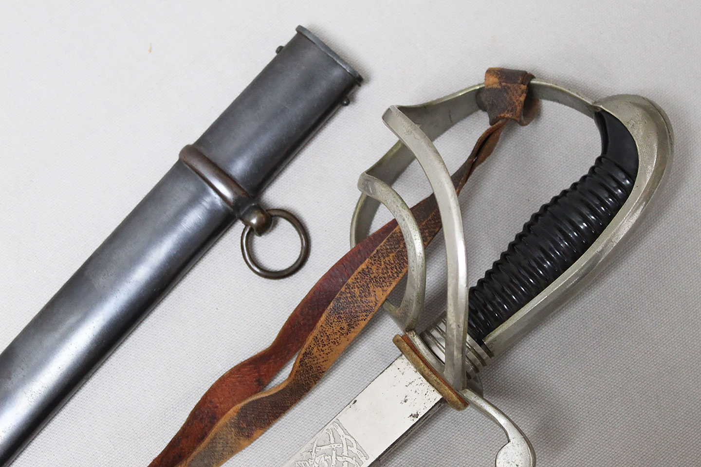 Imperial German Sword Train Batt Engraved Blade Sgi69 Time Traveler Militaria