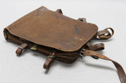 Imperial Japanese Army Leather Backpack . NNJ251 - Image 5