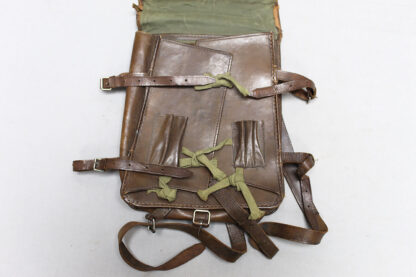 Imperial Japanese Army Leather Backpack . NNJ251 - Image 8