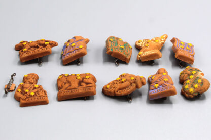 WW2 German Clay Star Series Donation Tinnie Group . PIN456 - Image 4