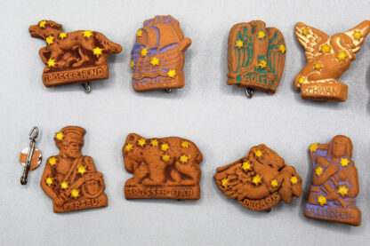 WW2 German Clay Star Series Donation Tinnie Group . PIN456 - Image 2