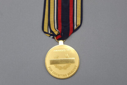 US Civilian Gilt Valor & Bravery Medal (Navy) . YMU549 - Image 4