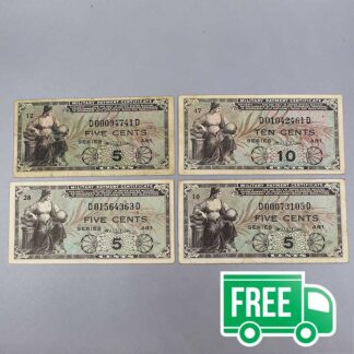 1951 Korea War Series 481 MPC – Priced Each . COINPM15