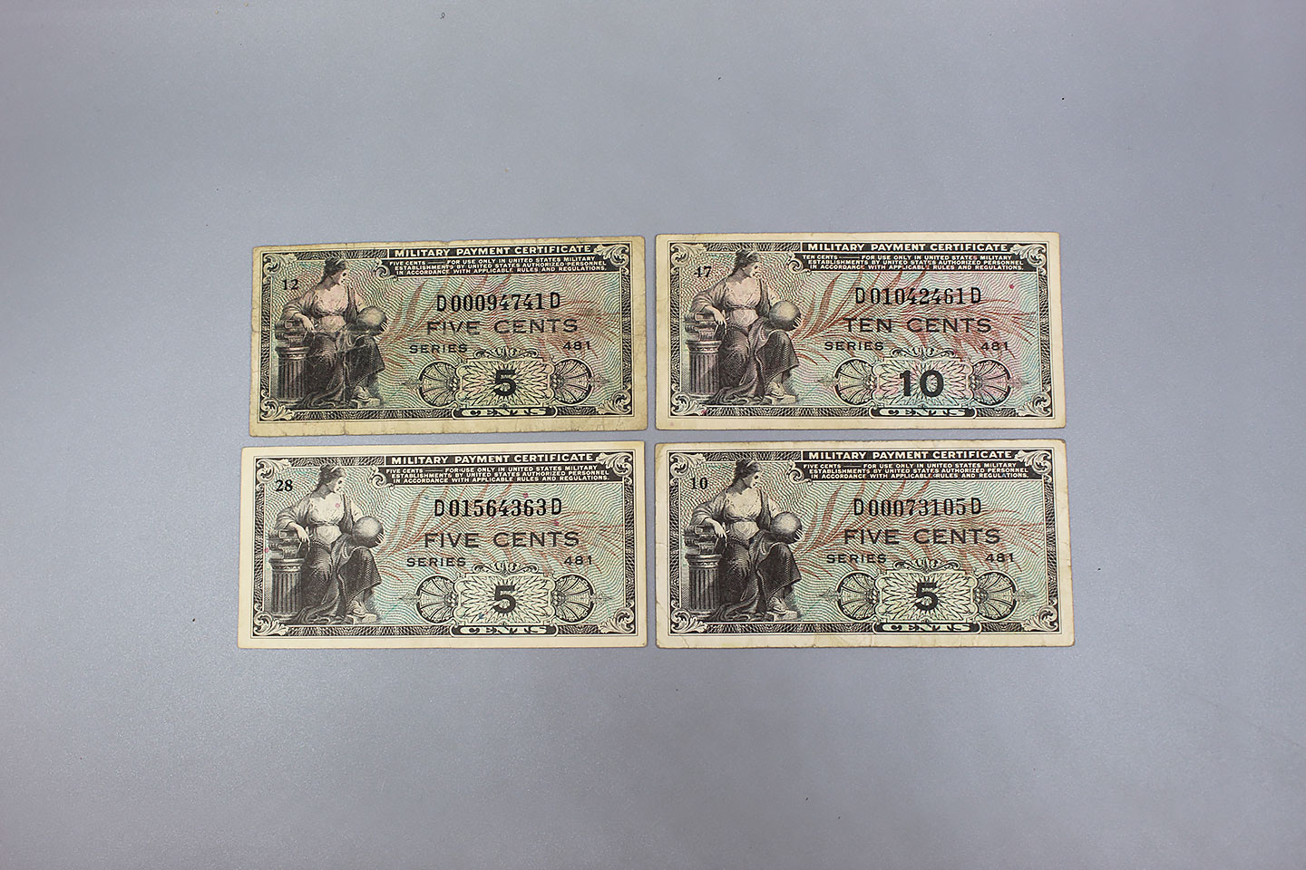 1951 Korea War Series 481 MPC – Priced Each . COINPM15 - Image 2