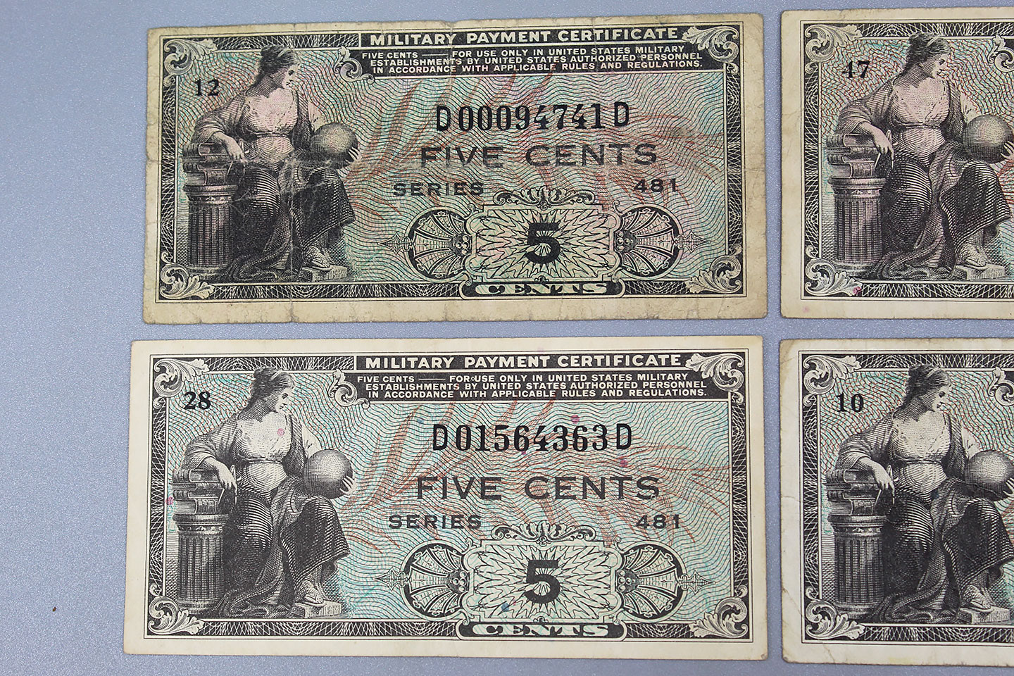 1951 Korea War Series 481 MPC – Priced Each . COINPM15 - Image 3