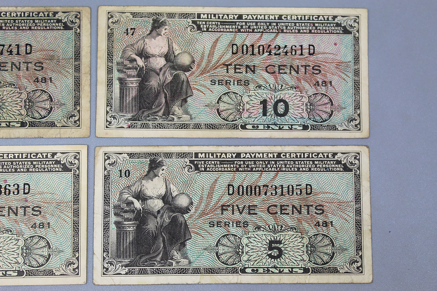 1951 Korea War Series 481 MPC – Priced Each . COINPM15 - Image 4