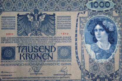 German-Austria 1000 Tausend Kronan 1902 Note . COINPM8 - Image 4