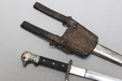 WW2 Royal Romanian Army Officer Dagger with hanger . D509 - Image 8