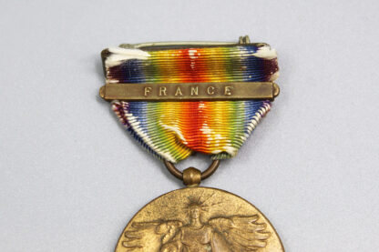 WW1 US Victory Medal with France bar . YMU4620 - Image 2